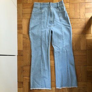 Apiece Apart  Clara jeans light blue wash size small (4-6) NWOT
